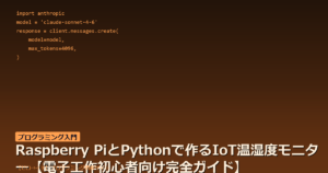 Raspberry PiとPythonで作るIoT温湿度モニター【電子工作初心者向け完全ガイド】