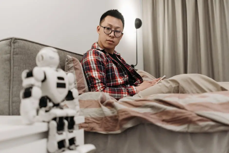 AI robot thinking