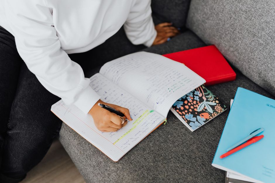 student self study notebook