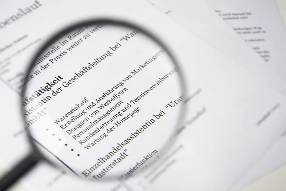 resume job application